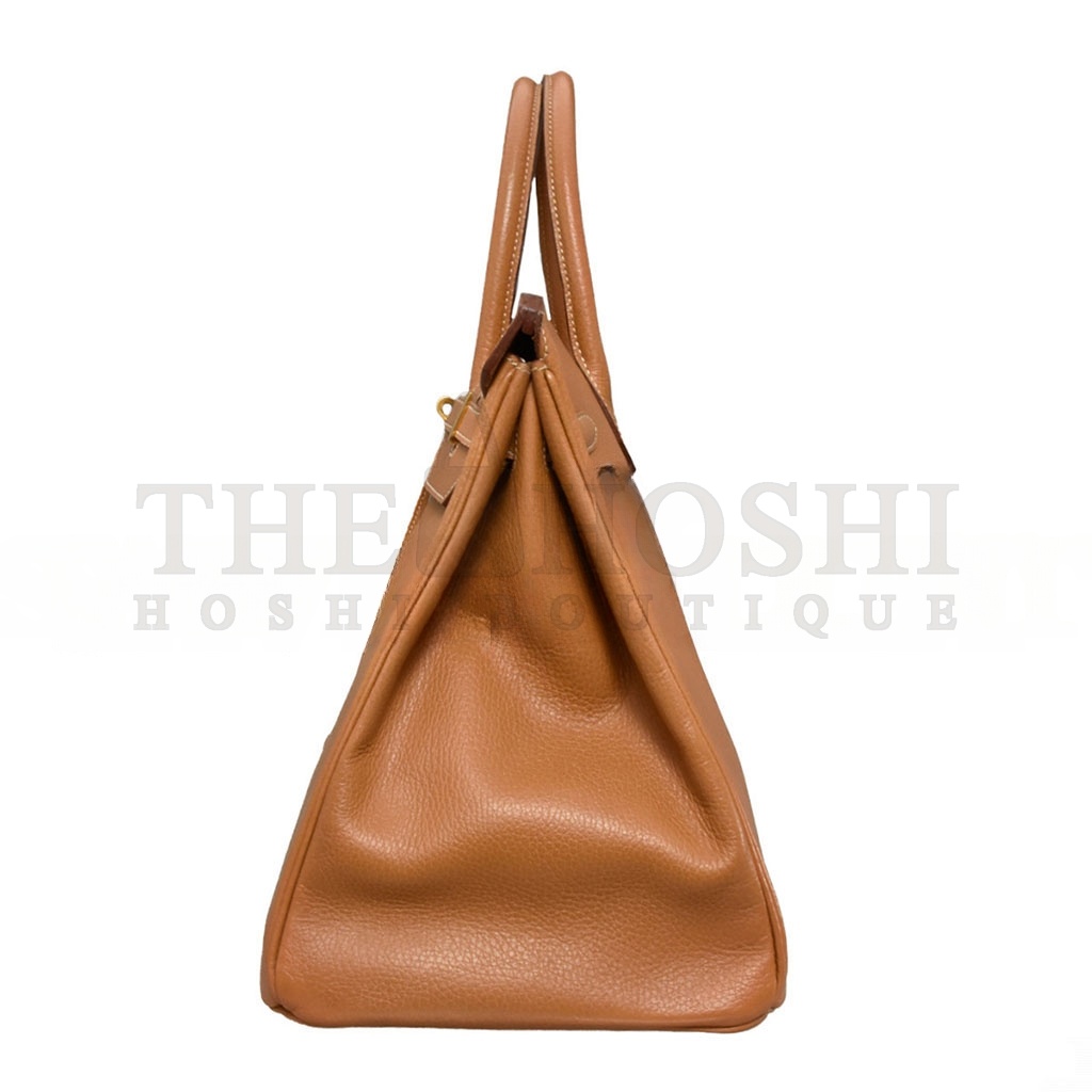 H**me5 BIRKIN 40 TOGO LEATHER GOLDEN BROWN GOLD BUCKLE H028352CK03 (40*30*21cm) Master Quality